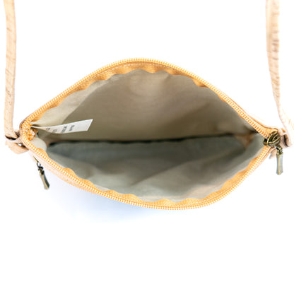 Cork Crossbody Bag Shoulder Purse with Zipper Pocket BAGP-327
