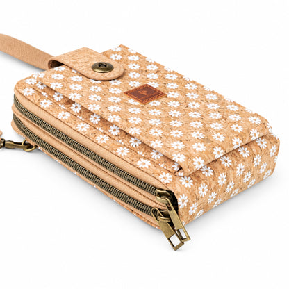 12 UNITS - Cork Crossbody Bag with Front Pocket BAGD-671-MIX-12