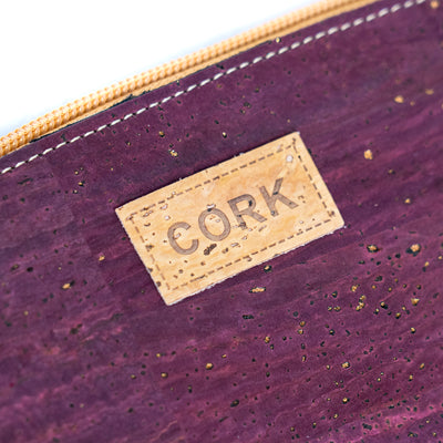 Cork Crossbody Bag Shoulder Purse with Zipper Closure BAGP-328