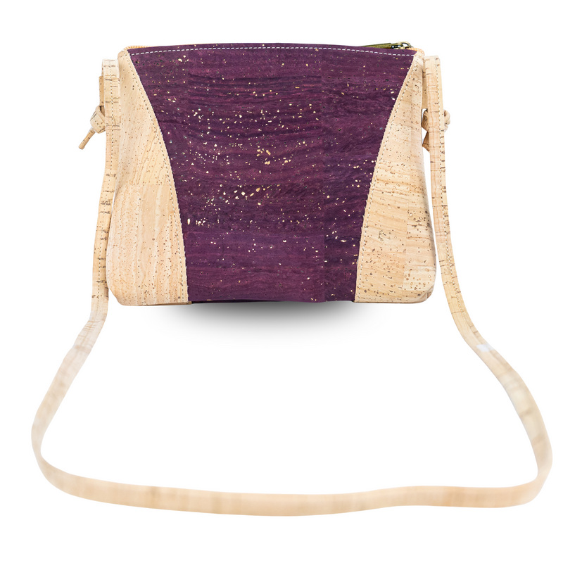 Cork Crossbody Bag Shoulder Purse with Zipper Closure BAGP-328