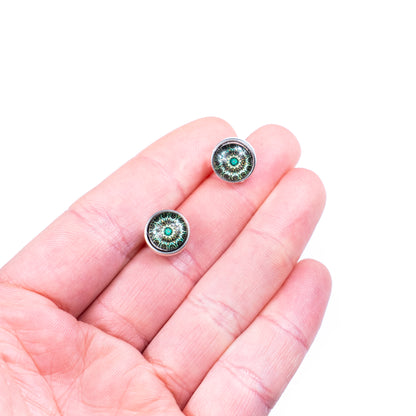 10 Pcs for 10mm flat leather, Multicolor beads slider Antique silver beads jewelry supplies jewelry findings    D-1-10-291