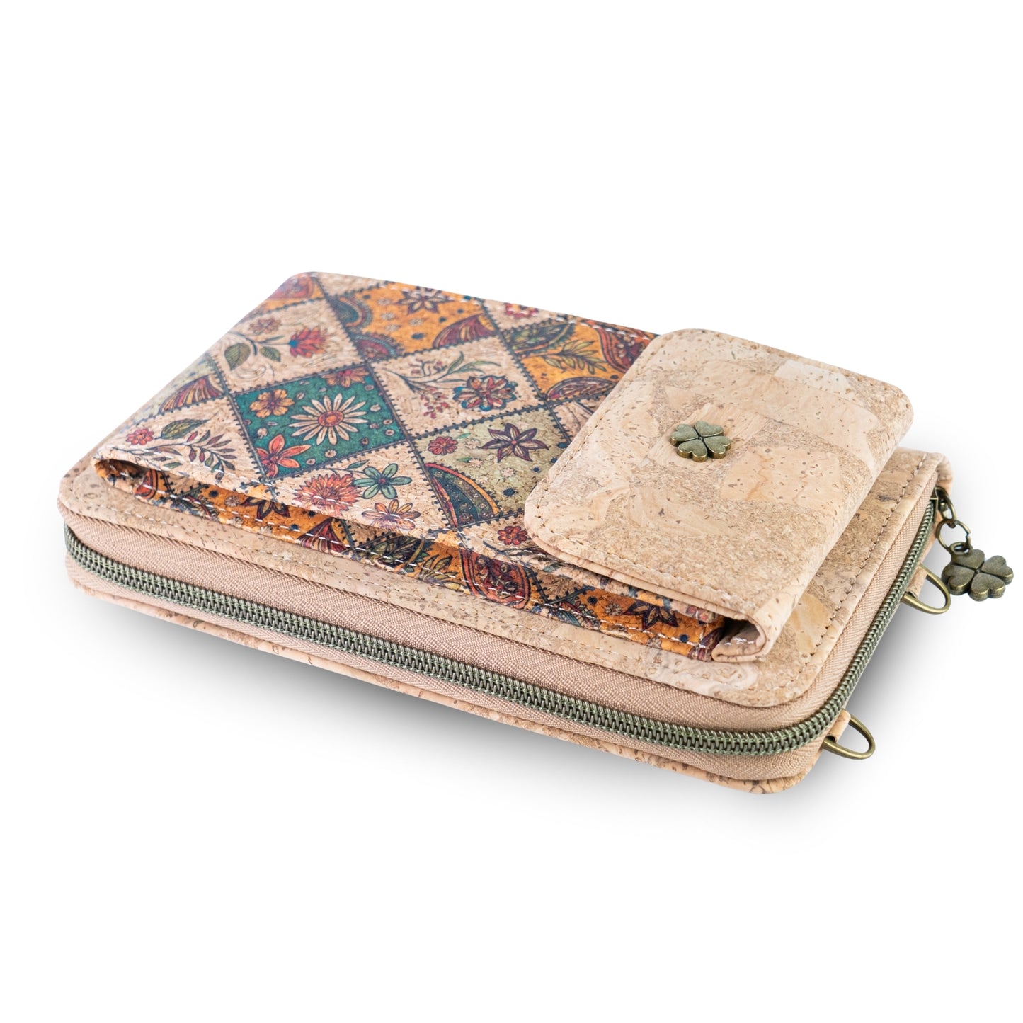 Cork Phone Bag & Wallet — Vegan & Eco-Friendly | 6 Prints