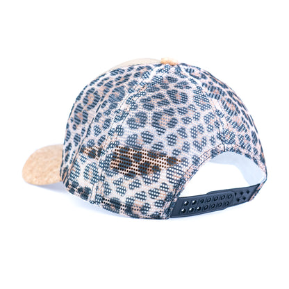Cork Baseball Cap with Mesh Back - Adventure Trucker Hat L-1191