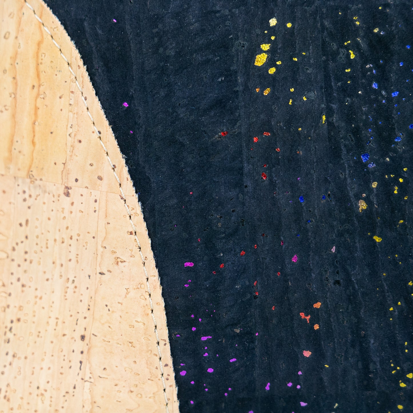 Cork Crossbody Bag – Vegan Shoulder Purse with Zipper Pocket BAGP-329