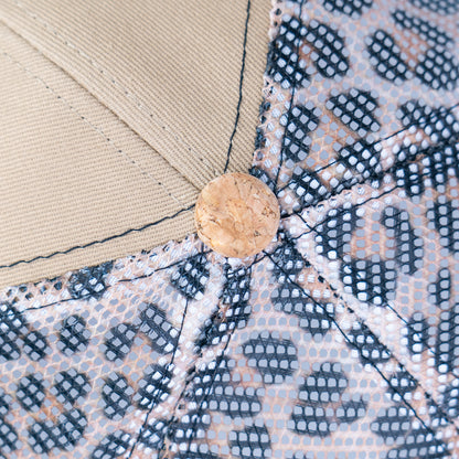 Cork Baseball Cap with Mesh Back - Adventure Trucker Hat L-1191