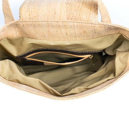 Cork Tote Bag with Geometric & Multicolor Design BAGP-325