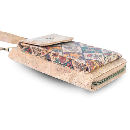 Cork Phone Bag & Wallet — Vegan & Eco-Friendly | 6 Prints
