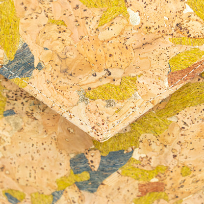 Cork Tote Bag with Geometric & Multicolor Design BAGP-325