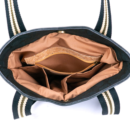 Women’s Cork & Webbing Shoulder Tote Bag BAGP-297