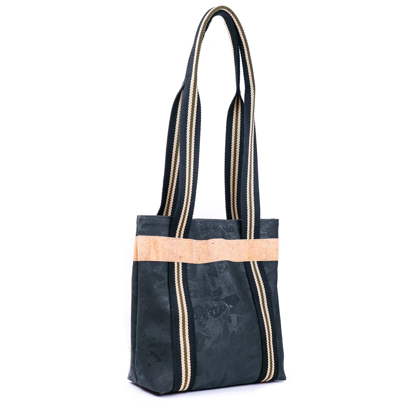 Women’s Cork & Webbing Shoulder Tote Bag BAGP-297