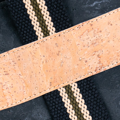 Women’s Cork & Webbing Shoulder Tote Bag BAGP-297