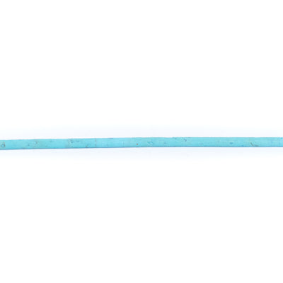 3mm Blue Round Cork Cord COR-647 (10 meters)