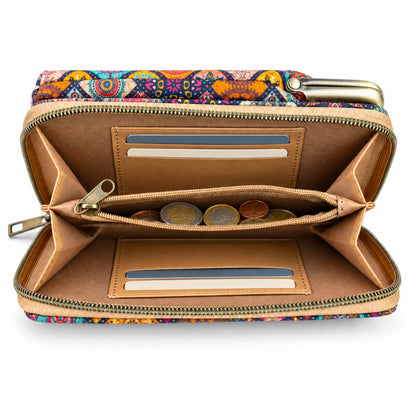 12 UNITS - Cork Crossbody Bag with Kiss-Lock Closure BAGD-672-MIX-12
