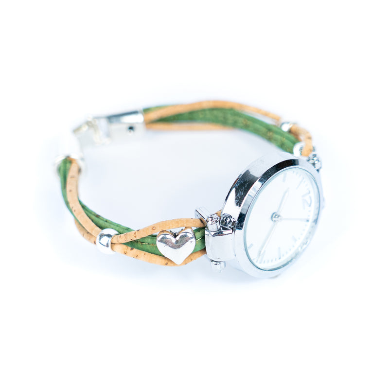 Natural Colored Cork Threads and Alloy accessories Handmade DIY Ladies Fashion Watch WA-460