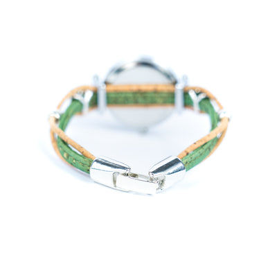 Natural Colored Cork Threads and Alloy accessories Handmade DIY Ladies Fashion Watch WA-460