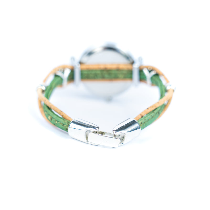 Natural Colored Cork Threads and Alloy accessories Handmade DIY Ladies Fashion Watch WA-460