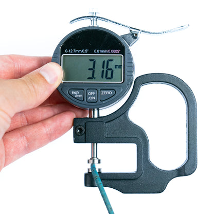 3mm Turquoise Green Round Cork CordCOR-648 (10 meters)