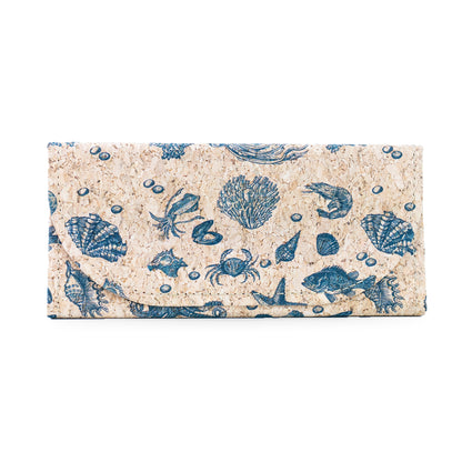 Printed Cork Glasses Cases – Magnetic Closure, Pack of 10 | L-1232-MIX-10