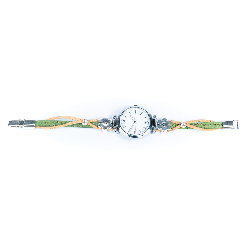 Natural Colored Cork Threads and Alloy accessories Handmade DIY Ladies Fashion Watch WA-465