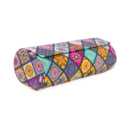 Cylindrical Cork Glasses Cases – Magnetic Closure, Pack of 10 | L-1229-MIX-10