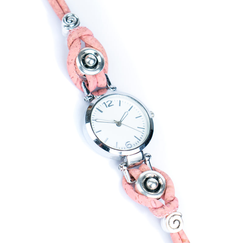 Natural Colored Cork Threads and Alloy accessories Handmade DIY Ladies Fashion Watch WA-458