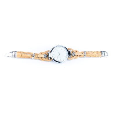 Natural Colored Cork Threads and Alloy accessories Handmade DIY Ladies Fashion Watch WA-463