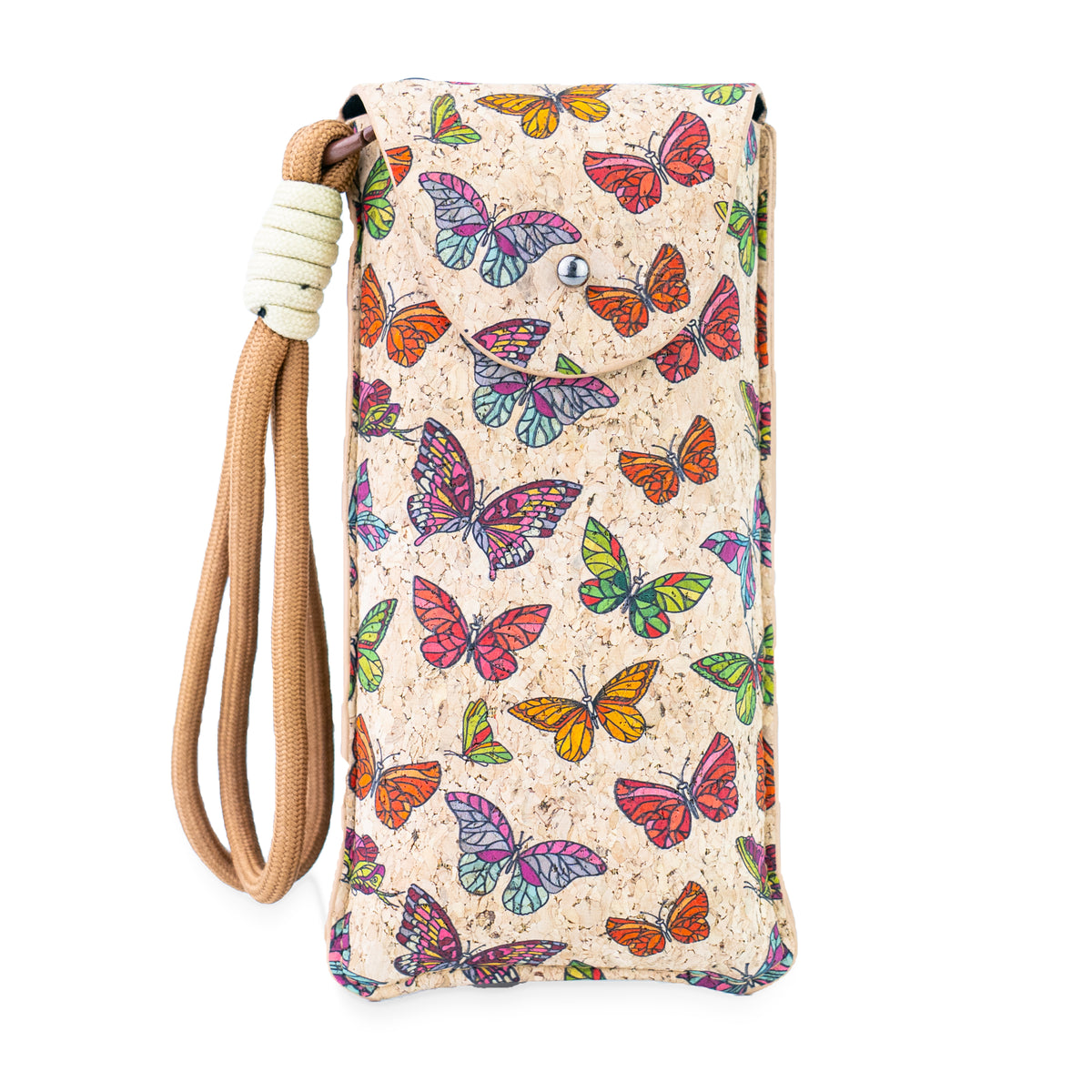 Printed Cork Glasses Pouches with Wrist Strap – Pack of 10 | L-1230-MIX-10