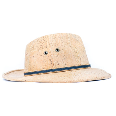 Cork Safari Hat with Contrast Trim L-1144