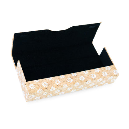 Rectangular Cork Glasses Cases – Magnetic Closure, Pack of 10 | L-1227-MIX-10