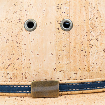 Cork Safari Hat with Contrast Trim L-1144