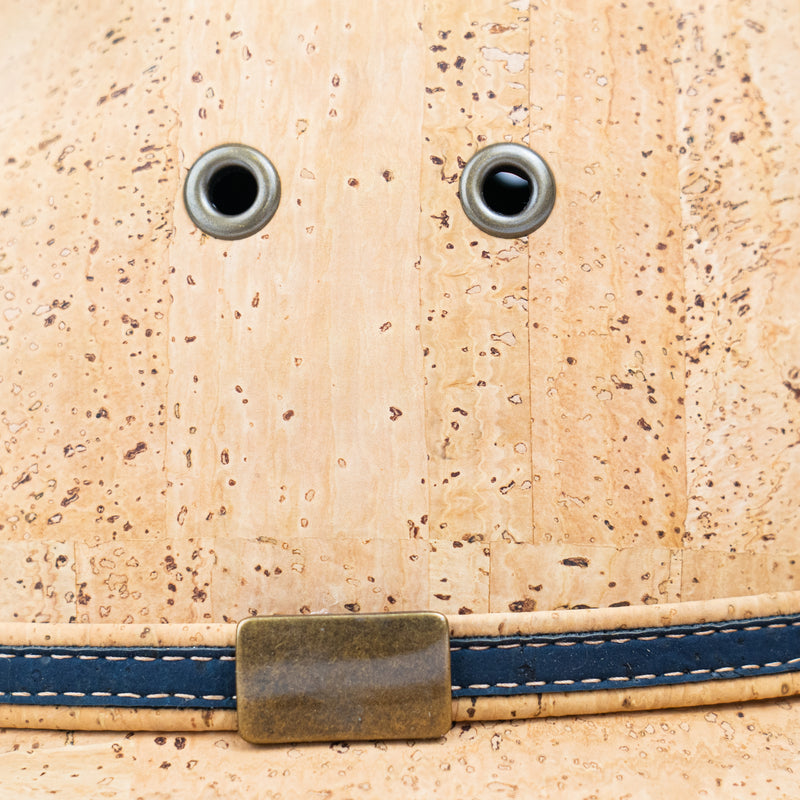Cork Safari Hat with Contrast Trim L-1144