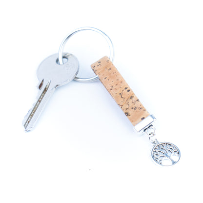 Portuguese Handmade Cork Keychain Set (10 Mixed Designs)I-100-MIX-10