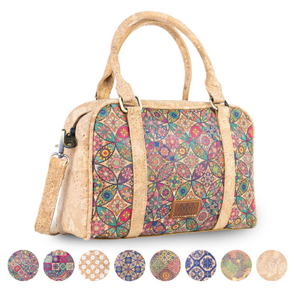 Cork Handbag & Crossbody Bag – Top Handles, Adjustable Strap BAGD-651