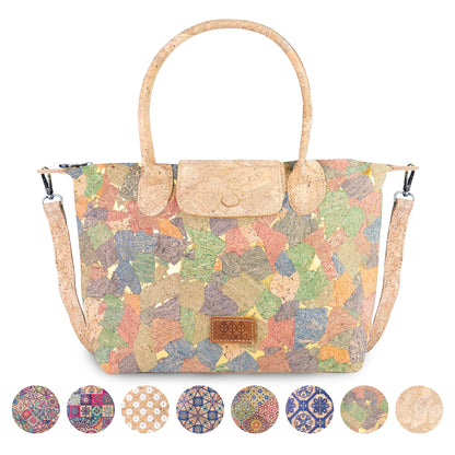 Cork Handbag with Detachable Shoulder Strap BAGD-655