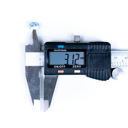 10pcs about 3mm round leather printed ceramic beads  jewelry supplies jewelry finding D-5-3-197