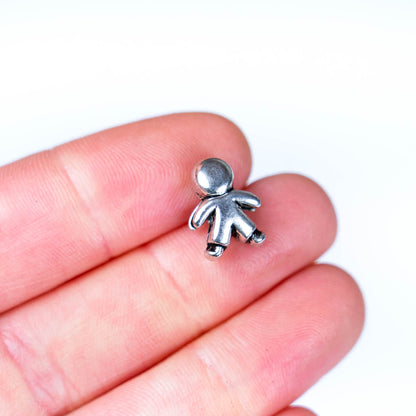 20 Pcs For 5mm flat leather,Antique silver Feather jewelry supplies jewelry finding D-1-5-29