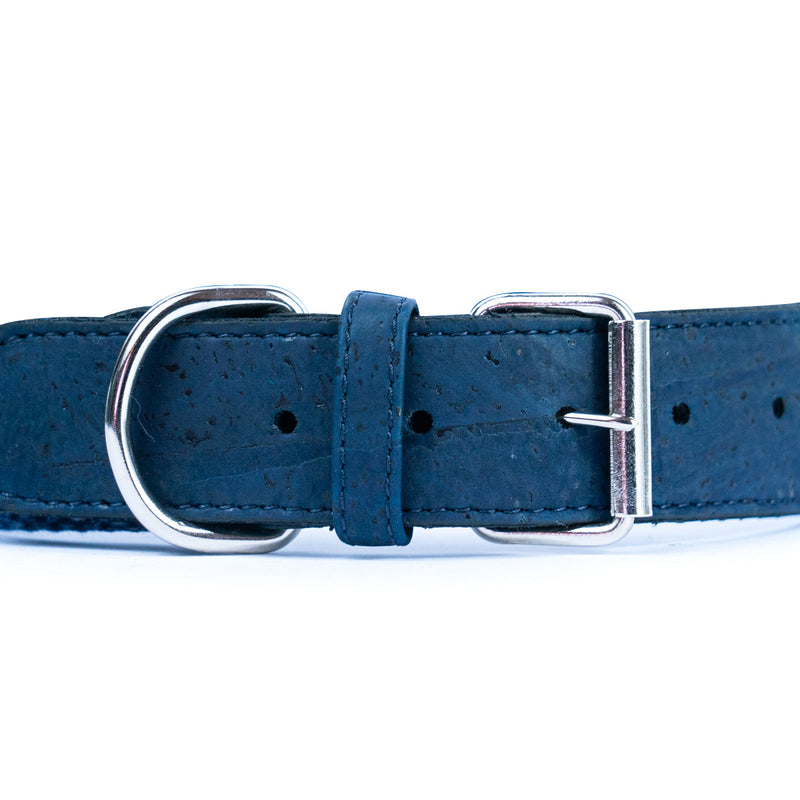 Cotton Linen and Cork Dog Collar L-1073