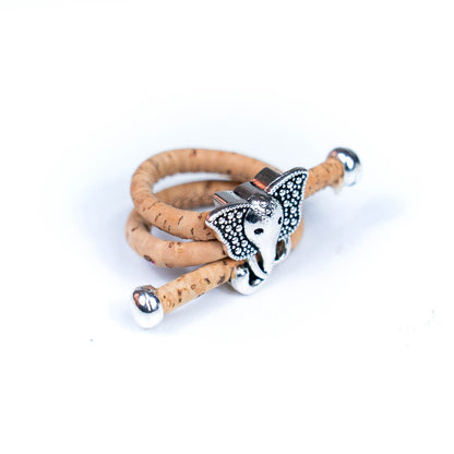 Elephant pendant Antique Silver women Ring RW-017-MIX-10