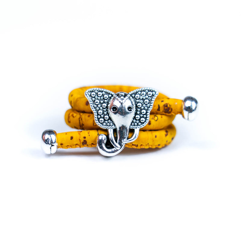Elephant pendant Antique Silver women Ring RW-017-MIX-10