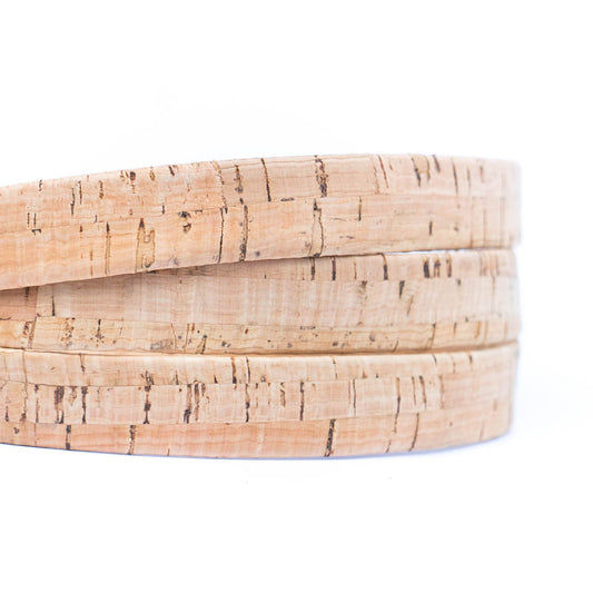 20mm flat cork cord for bag supply and Jewelry COR-367(5Meters)