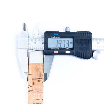 20mm flat cork cord for bag supply and Jewelry COR-367(5Meters)