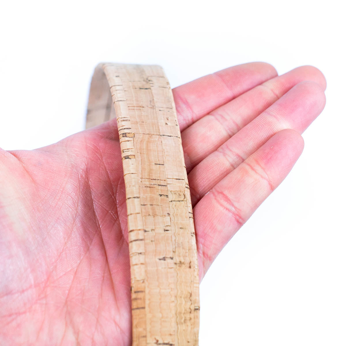 25mm flat cork cord for bag supply and Jewelry COR-387-A(5Meters)