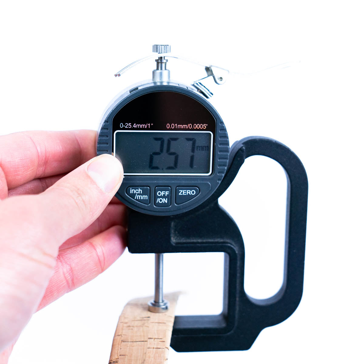 25mm flat cork cord for bag supply and Jewelry COR-387-A(5Meters)