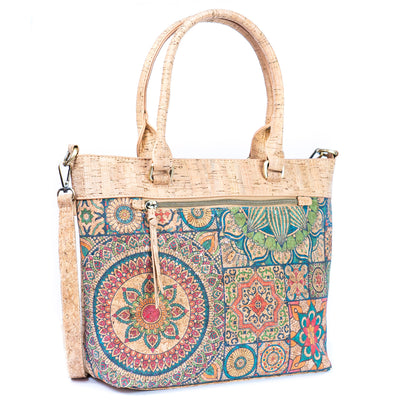 Flash Sale Printed Cork Crossbody and Handbag for Women BAGD-556