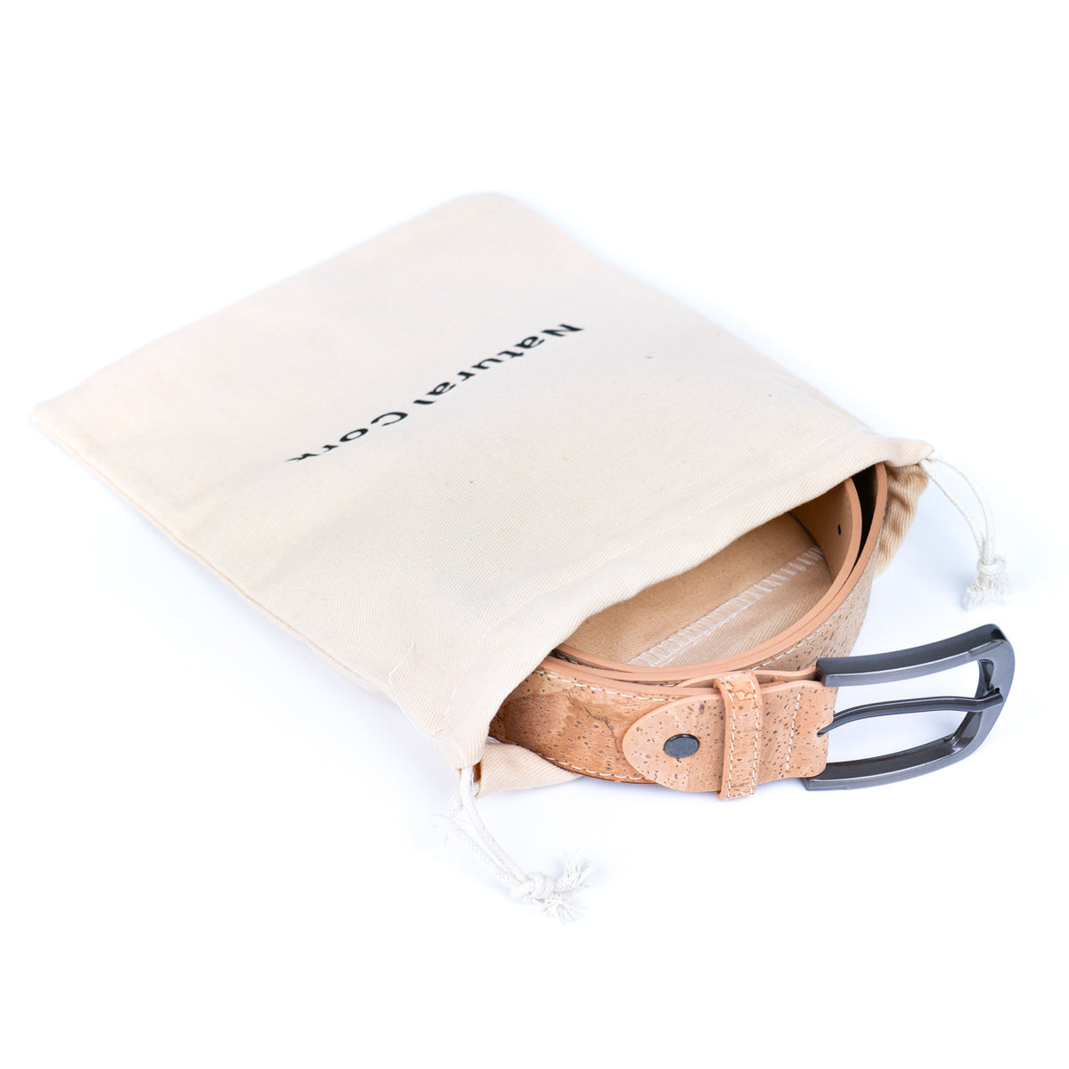 24*21cm Cotton drawstring bag suitable for belt wallet (5units) L-067-5