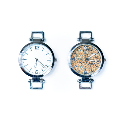 Cork face with Silver Watch head WA-002