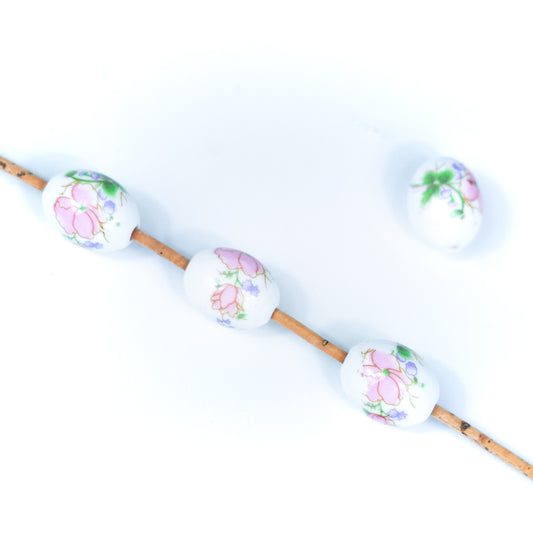 5pcs about 2mm round leather Antique ceramic beads  jewelry supplies jewelry finding D-5-2-1