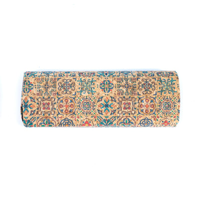 Printed Cork Magnetic Hard Glasses Case L-930-10（10units）