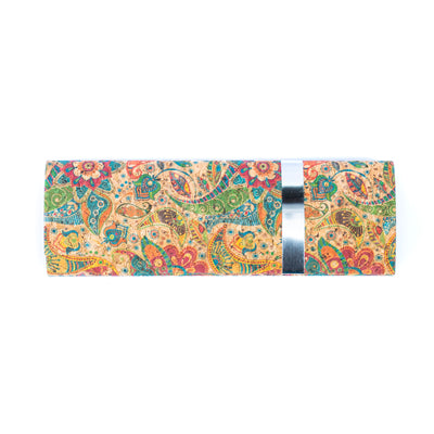 Bohemian Printed Cork Glasses Case (10-Pack) L-1023A-10