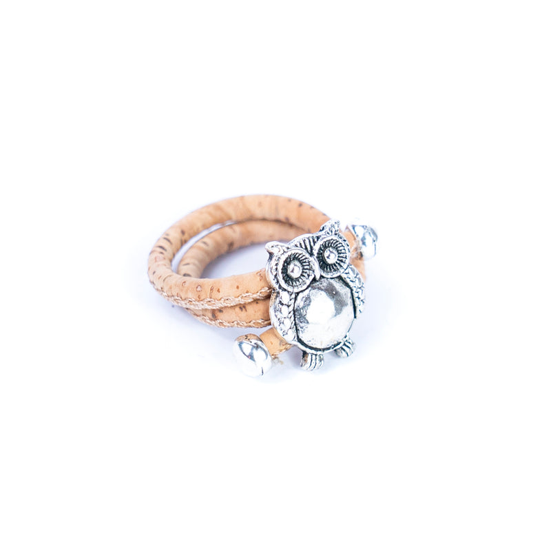 Owl pendant Antique Silver women&